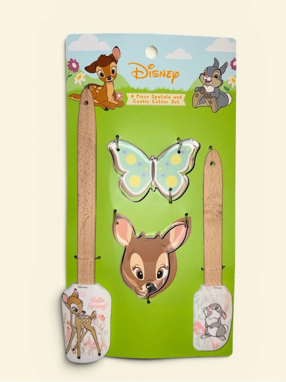 Disney Bambi & Thumper Silicone Spatula and Cookie Cutter Set -“Hello Spring”